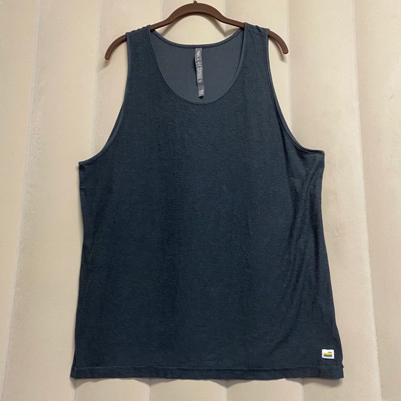 Vuori Men's Tank Top XL Heather Gray Athletic Activewear Workout Gym Athleisure - Picture 1 of 8